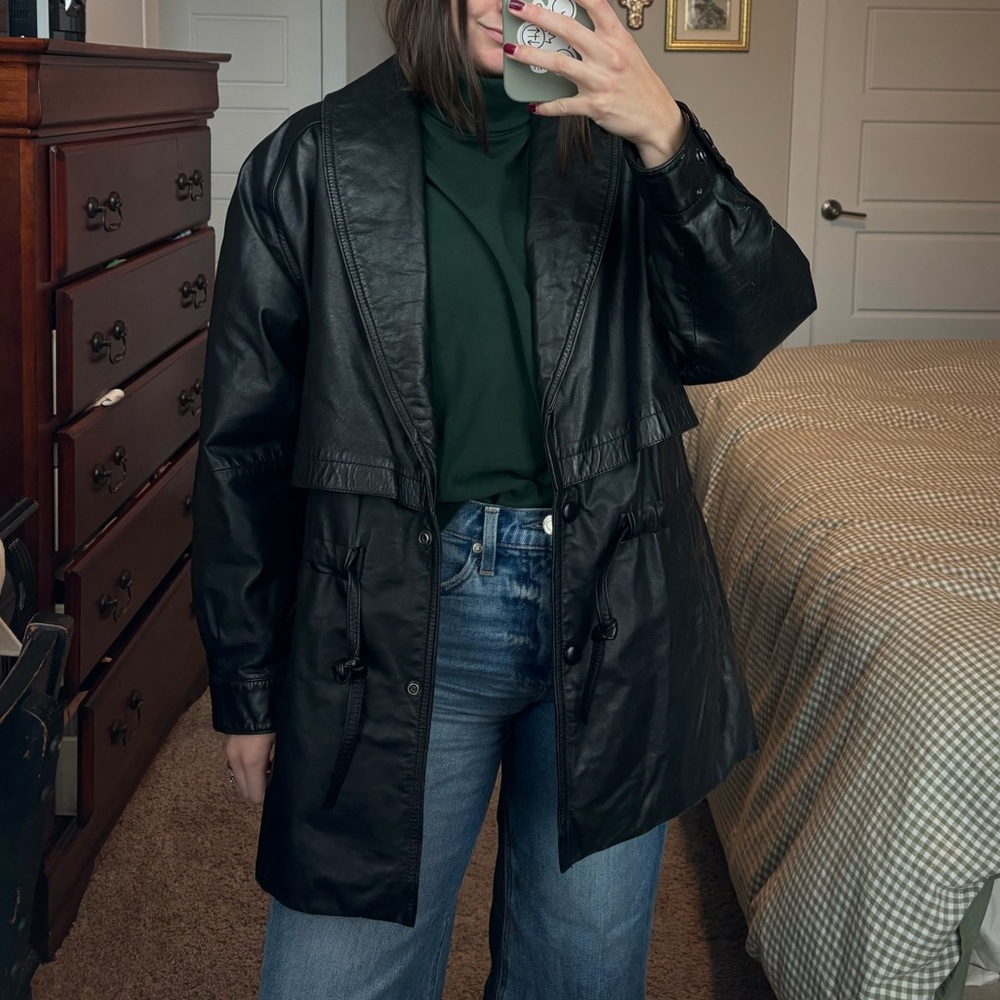 Wilson Black Leather Jacket for Women